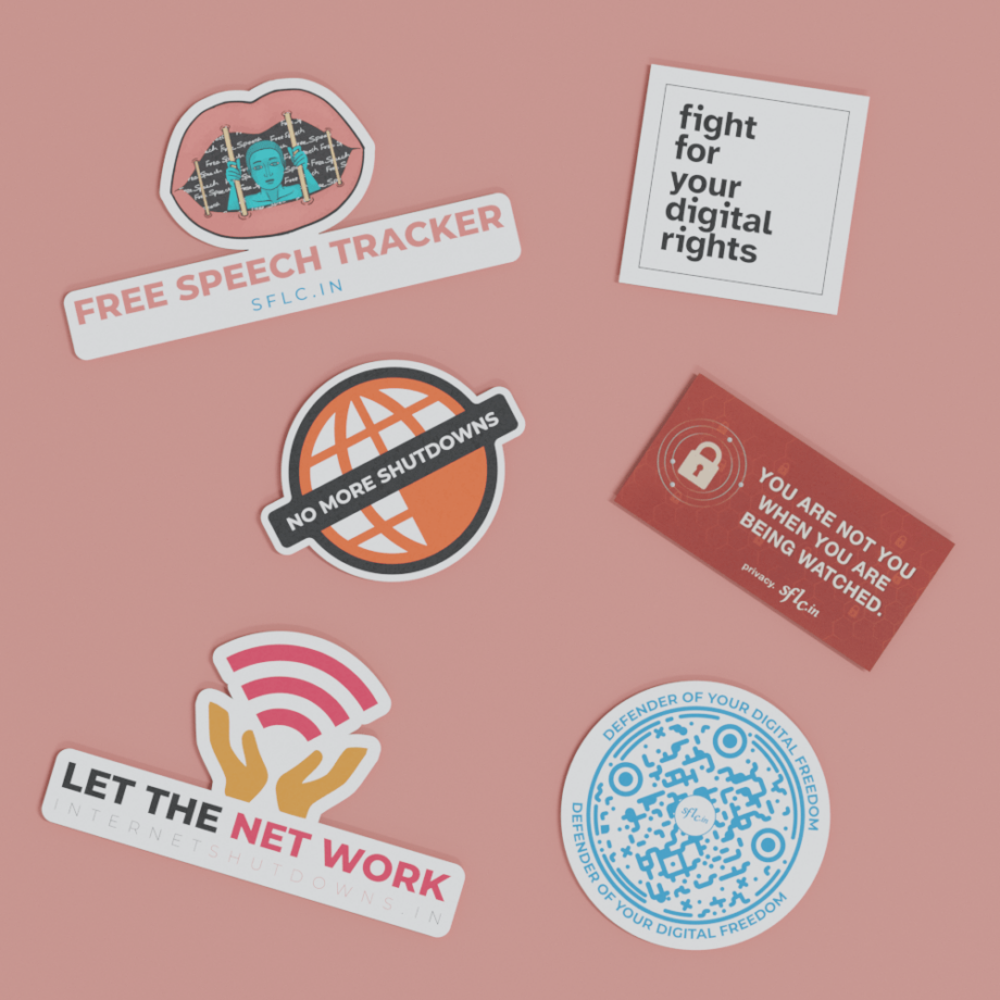 Digital defender stickers pack set of 6 premium stickers support us